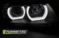 Preview: Xenon LED Angel Eyes Scheinwerfer für BMW 3er E90/E91 05-08 schwarz